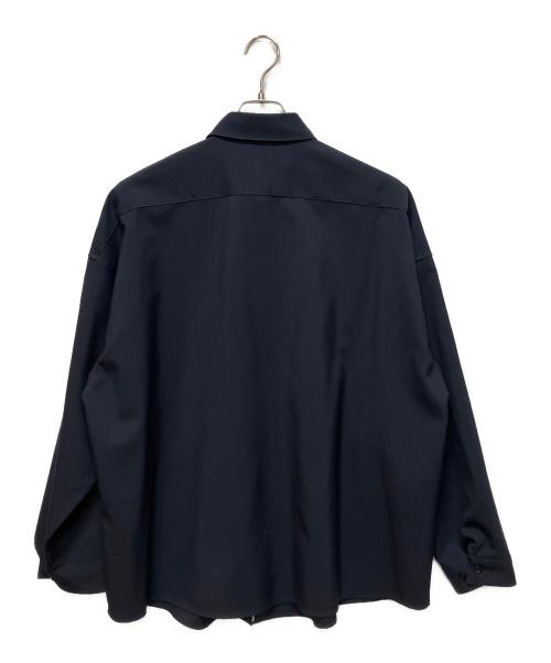 MARNI（マルニ）MARNI (マルニ) ウールトロピカルシャツ ネイビー サイズ:48の古着・服飾アイテム