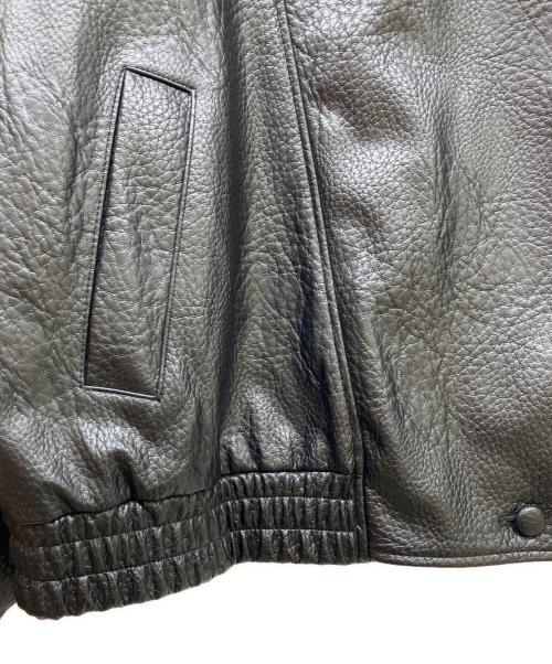 ZARA（ザラ）ZARA (ザラ) フェイクレザージャケット ブラック サイズ:XXLの古着・服飾アイテム