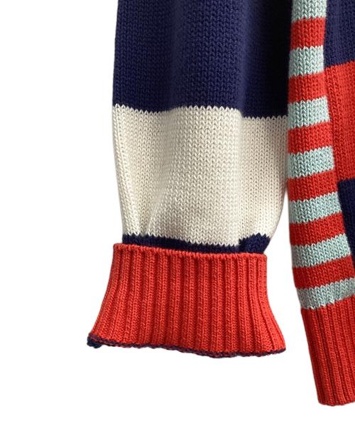 marimekko（マリメッコ）marimekko (マリメッコ) Kioski ボーダーニット マルチカラー サイズ:Sの古着・服飾アイテム