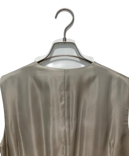ebure（エブール）ebure (エブール) ドライプリペラワンピース アイボリー サイズ:36の古着・服飾アイテム