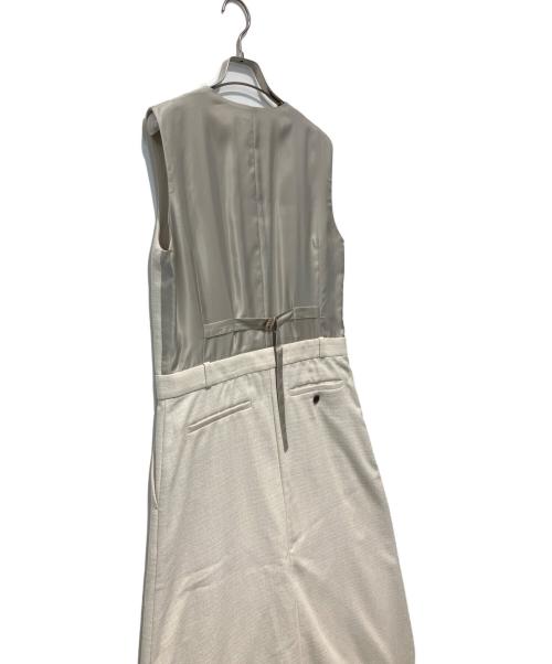 ebure（エブール）ebure (エブール) ドライプリペラワンピース アイボリー サイズ:36の古着・服飾アイテム