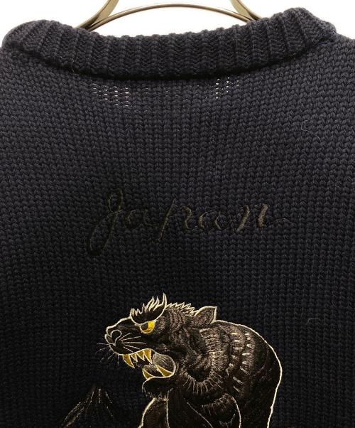 eYe JUNYAWATANABE MAN（ジュンヤワタナベマン）eYe JUNYAWATANABE MAN (ジュンヤワタナベマン) Miller Rayner Combed Wool Jersey Embroiderym ネイビー サイズ:Lの古着・服飾アイテム