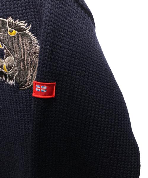 eYe JUNYAWATANABE MAN（ジュンヤワタナベマン）eYe JUNYAWATANABE MAN (ジュンヤワタナベマン) Miller Rayner Combed Wool Jersey Embroiderym ネイビー サイズ:Lの古着・服飾アイテム