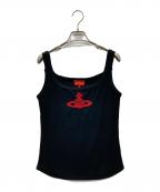 Vivienne Westwood RED LABELヴィヴィアンウエストウッドレッドレーベル）の古着「オーブ刺繍タンクトップ」｜ブラック