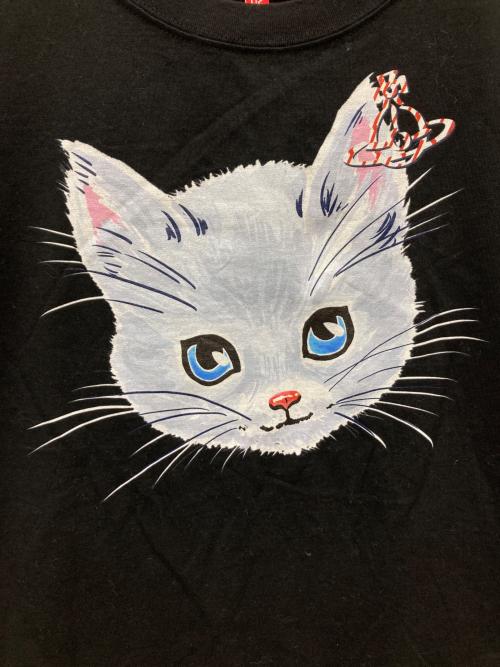 Vivienne Westwood RED LABEL（ヴィヴィアンウエストウッドレッドレーベル）Vivienne Westwood RED LABEL (ヴィヴィアンウエストウッドレッドレーベル) CAT Tシャツ ブラック サイズ:Mの古着・服飾アイテム