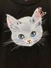 中古・古着 Vivienne Westwood RED LABEL (ヴィヴィアンウエストウッドレッドレーベル) CAT Tシャツ ブラック サイズ:M：5000円