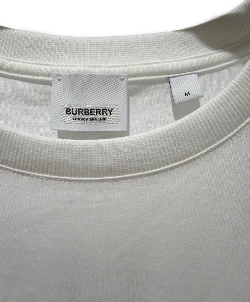 BURBERRY（バーバリー）BURBERRY (バーバリー) Logo T-Shirt/ロゴ Tシャツ/8055309 ホワイト サイズ:Mの古着・服飾アイテム