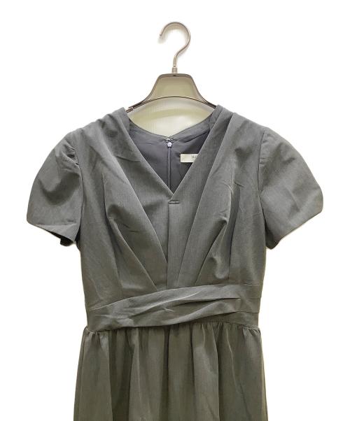 HER LIP TO（ハーリップトゥ）Her lip to (ハーリップトゥ) Tucked Gathered Shirt Dress グレー サイズ:Sの古着・服飾アイテム