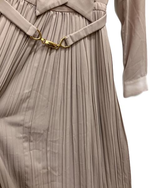 HER LIP TO（ハーリップトゥ）Her lip to (ハーリップトゥ) Viola Bow Pleated Dress ピンク サイズ:Sの古着・服飾アイテム