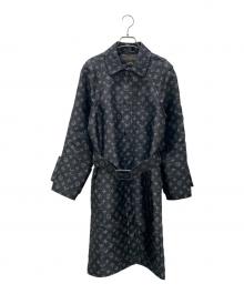 LOUIS VUITTON（ルイ ヴィトン）の古着「スキューバーモノグラムトレンチコート」｜ブラック