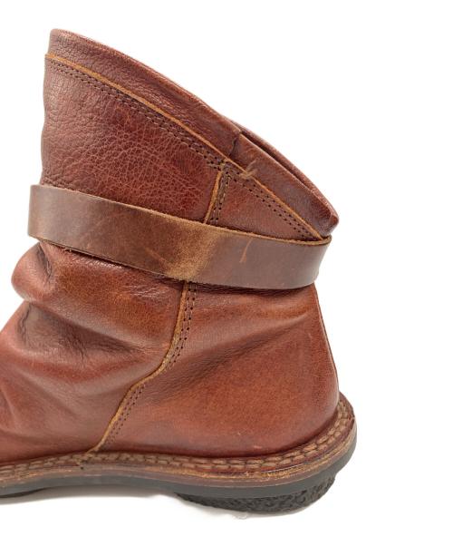Trippen（トリッペン）Trippen (トリッペン) レザーショートブーツ ブラウン サイズ:SIZE 35の古着・服飾アイテム