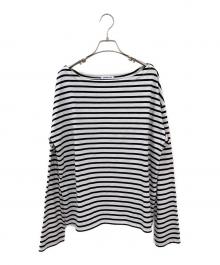 EVERYDAY I LIKE.（エヴリデイ アイ ライク）の古着「French Stripe Tシャツ」｜ホワイト×ブラック