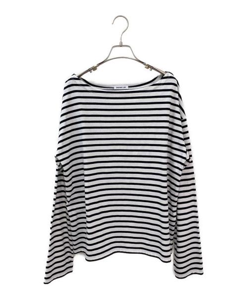 EVERYDAY I LIKE.（エヴリデイ アイ ライク）EVERYDAY I LIKE. (エヴリデイ アイ ライク) French Stripe Tシャツ ホワイト×ブラック サイズ:Freeの古着・服飾アイテム