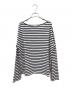 EVERYDAY I LIKE.（エヴリデイ アイ ライク）の古着「French Stripe Tシャツ」｜ホワイト×ブラック