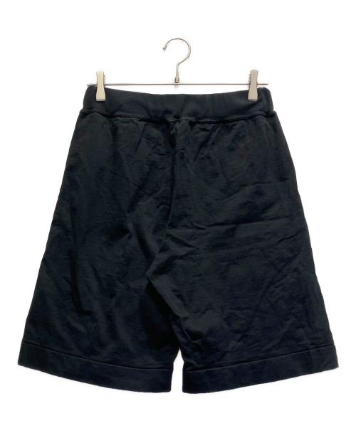 BATONER（バトナ―）BATONER (バトナ―) コットン限界度詰めニットショートパンツ ブラック サイズ:２の古着・服飾アイテム