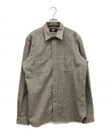 RRL（ダブルアールエル）の古着「コットンウールブレンドシャツ」｜グレー