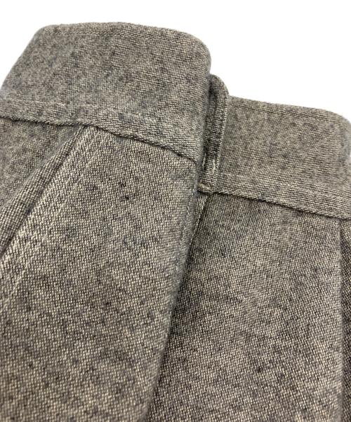 RRL（ダブルアールエル）RRL (ダブルアールエル) コットンウールブレンドシャツ グレー サイズ:SIZE Mの古着・服飾アイテム