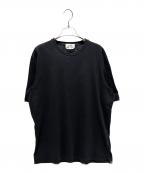 HERMESエルメス）の古着「サドルステッチショートスリーブTシャツ」｜ブラック