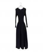 CFCLシーエフシーエル）の古着「POTTERY DRESS 2 GLITTER」｜ブラック