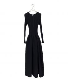CFCL（シーエフシーエル）の古着「POTTERY DRESS 2 GLITTER」｜ブラック
