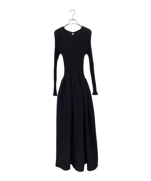 CFCL（シーエフシーエル）CFCL (シーエフシーエル) POTTERY DRESS 2 GLITTER ブラック サイズ:3の古着・服飾アイテム