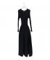 CFCL（シーエフシーエル）の古着「POTTERY DRESS 2 GLITTER」｜ブラック
