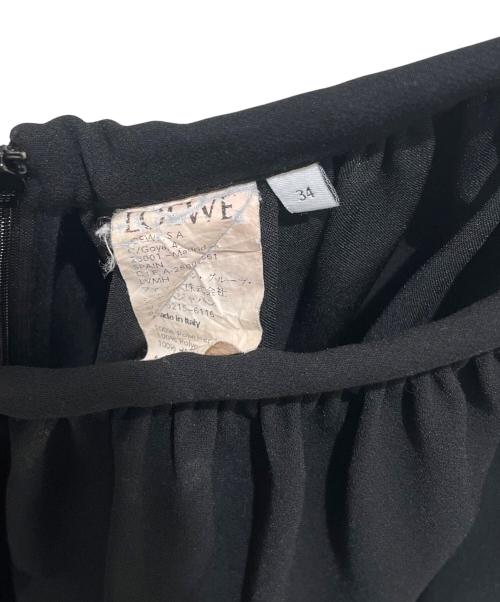 LOEWE（ロエベ）LOEWE (ロエベ) ロングスカート ブラック サイズ:34の古着・服飾アイテム