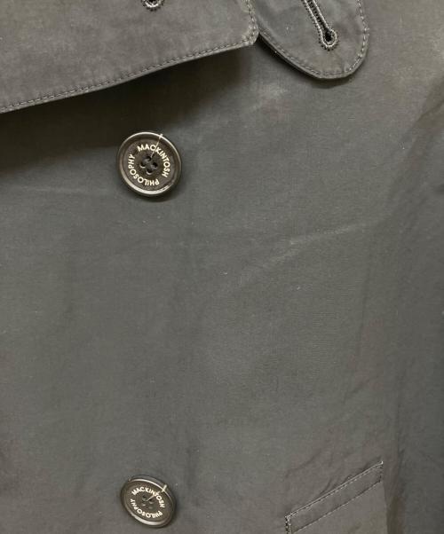 MACKINTOSH PHILOSOPHY（マッキントッシュ フィロソフィー）MACKINTOSH PHILOSOPHY (マッキントッシュ フィロソフィー) トロッターショートトレンチコート ブラック サイズ:36の古着・服飾アイテム
