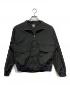 goldゴールド）の古着「SILK NEP WEATHER CLOTH TRACK JACKET」｜ブラック