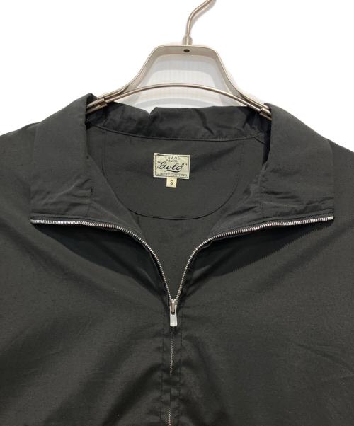 gold（ゴールド）gold (ゴールド) SILK NEP WEATHER CLOTH TRACK JACKET ブラック サイズ:Ｓの古着・服飾アイテム