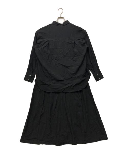 MANOF（マノフ）MANOF (マノフ) LAYER SHIRTS ONE PIECE ブラック サイズ:Sの古着・服飾アイテム