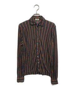 中古・古着通販】HERMES (エルメス) クロップドレザーベスト ブラック