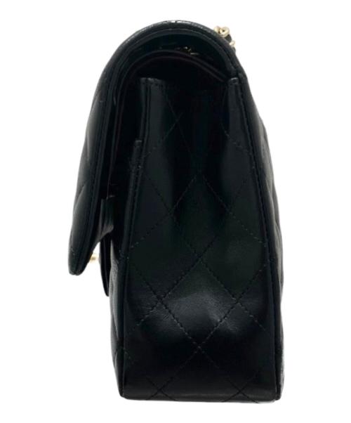 CHANEL（シャネル）CHANEL (シャネル) マトラッセ 25/ダブルチェーンショルダーバッグ ブラック サイズ:25の古着・服飾アイテム