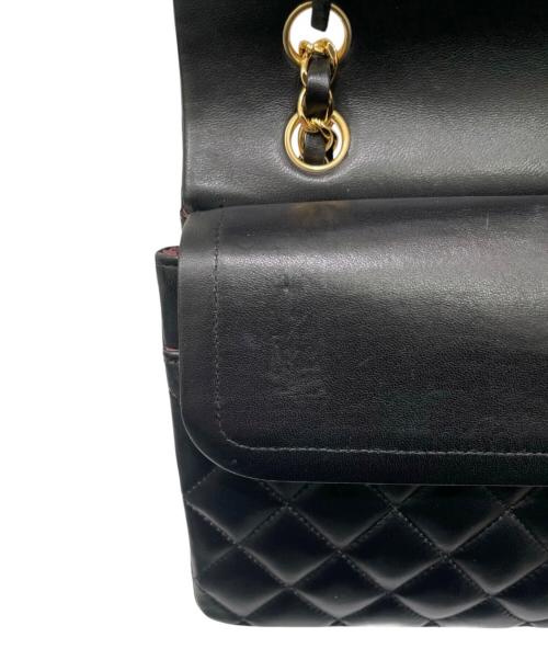 CHANEL（シャネル）CHANEL (シャネル) マトラッセ 25/ダブルチェーンショルダーバッグ ブラック サイズ:25の古着・服飾アイテム