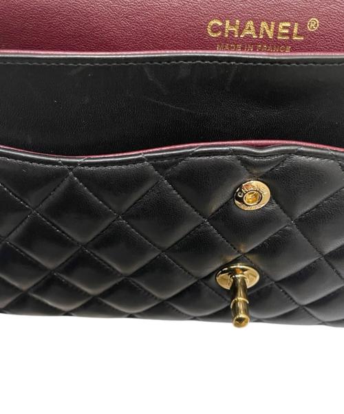 CHANEL（シャネル）CHANEL (シャネル) マトラッセ 25/ダブルチェーンショルダーバッグ ブラック サイズ:25の古着・服飾アイテム