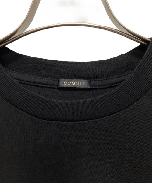 COMOLI（コモリ）COMOLI (コモリ) コットンジャージ 長袖Tシャツ ブラック サイズ:3 未使用品の古着・服飾アイテム