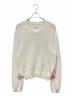 Maison Margiela（メゾンマルジェラ）の古着「GRUNGE PULL KNIT/グランジ プルニット」｜ホワイト