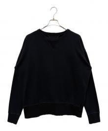 Maison Margiela（メゾンマルジェラ）の古着「SWEATSHIRT スウェット」｜ブラック