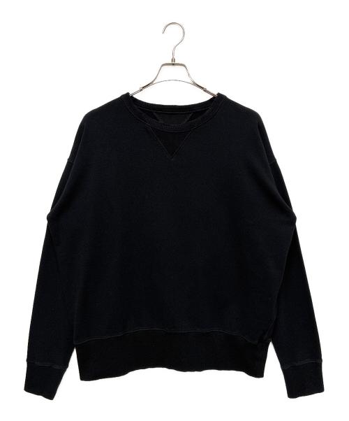 Maison Margiela（メゾンマルジェラ）Maison Margiela (メゾンマルジェラ) SWEATSHIRT スウェット ブラック サイズ:M 未使用品の古着・服飾アイテム