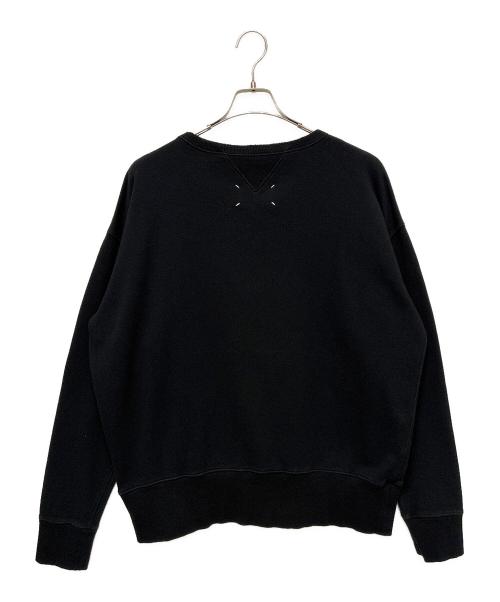 Maison Margiela（メゾンマルジェラ）Maison Margiela (メゾンマルジェラ) SWEATSHIRT スウェット ブラック サイズ:M 未使用品の古着・服飾アイテム