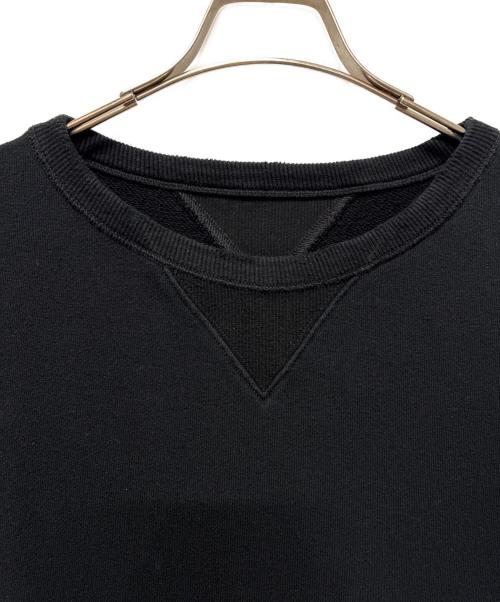 Maison Margiela（メゾンマルジェラ）Maison Margiela (メゾンマルジェラ) SWEATSHIRT スウェット ブラック サイズ:M 未使用品の古着・服飾アイテム