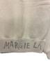 中古・古着 Maison Margiela (メゾンマルジェラ) ペンキクラッシュ加工スウェット ベージュ サイズ:L 未使用品：65000円
