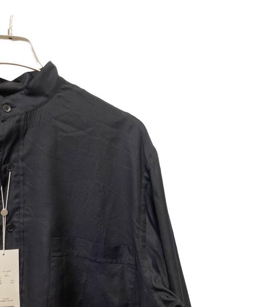 COMOLI（コモリ）COMOLI (コモリ) ウールシルク プルオーバーシャツ ネイビー サイズ:2の古着・服飾アイテム
