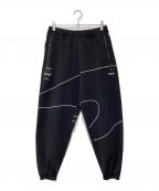 F.C.R.B.エフシーレアルブリストル）の古着「PDK REFLECT LINE BAGGY PANTS」｜ブラック
