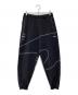 F.C.R.B.（エフシーレアルブリストル）の古着「PDK REFLECT LINE BAGGY PANTS」｜ブラック