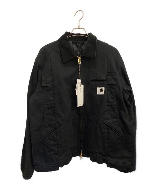 sacai（サカイ）sacai (サカイ) Carhartt WIP (カーハート ワーク イン プログレス) DUCK JACKET ブラック サイズ:２の古着・服飾アイテム