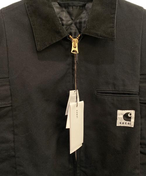 sacai（サカイ）sacai (サカイ) Carhartt WIP (カーハート ワーク イン プログレス) DUCK JACKET ブラック サイズ:２の古着・服飾アイテム