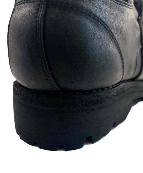GUIDI（グイディ）GUIDI (グイディ) AMANOJACK DOUBLE BUCKLED DERBY ブラック サイズ:42の古着・服飾アイテム