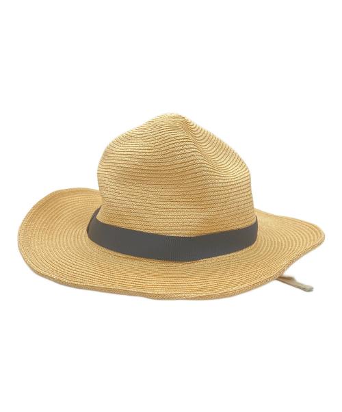 DESCENDANT（ディセンダント）DESCENDANT (ディセンダント) SEEP STRAW HAT ベージュの古着・服飾アイテム