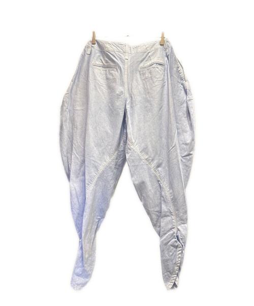 ISSEY MIYAKE（イッセイミヤケ）ISSEY MIYAKE (イッセイミヤケ) Sculptural 変形パンツ ブルー サイズ:2の古着・服飾アイテム